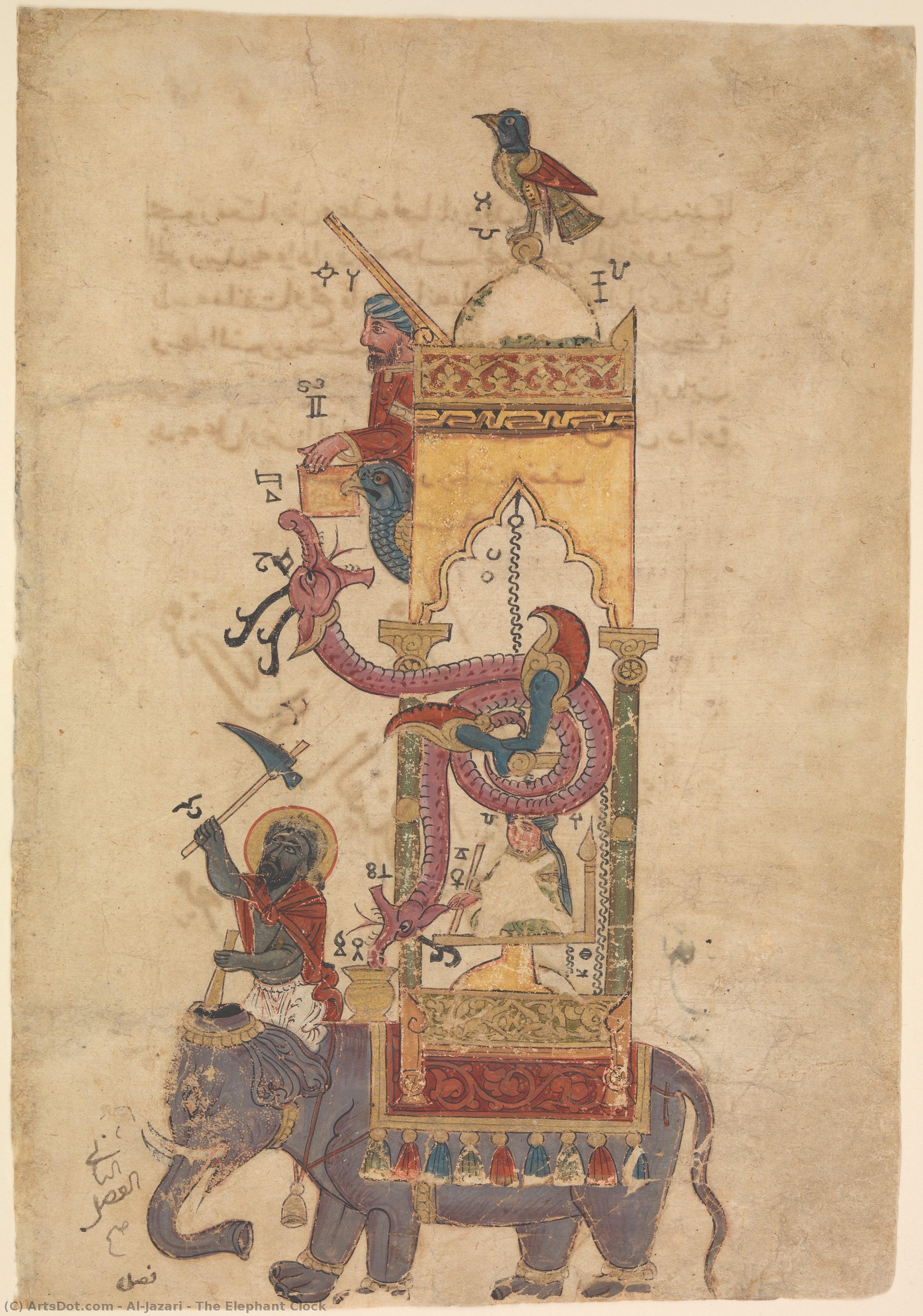 The Elephant Clock — Al-jazari