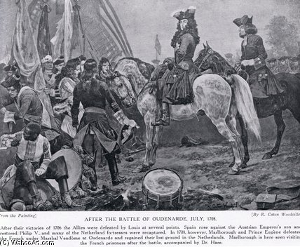 After The Battle Of Oudenarde — Richard Caton Woodville