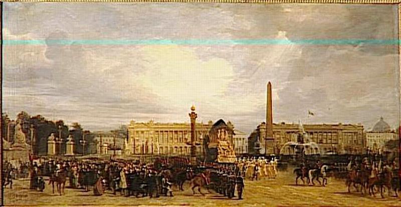 Funerailles De L'empereur Napoleon.le Cortege Debouche Sur La Place De La Concorde.15 Decembre 1840 — Jacques Guiaud