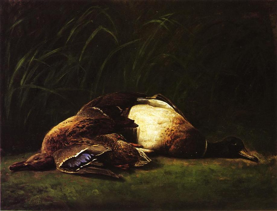 Nature Mort - Hen And Drake Mallard — George Hetzel