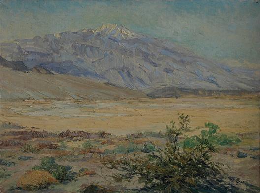 Tin Mountain From Texas Springs, (painting) — Mary Agnes Yerkes