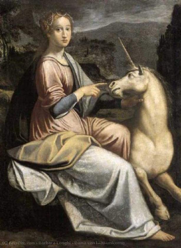 Dama Con L'unicorno — Barbara Longhi
