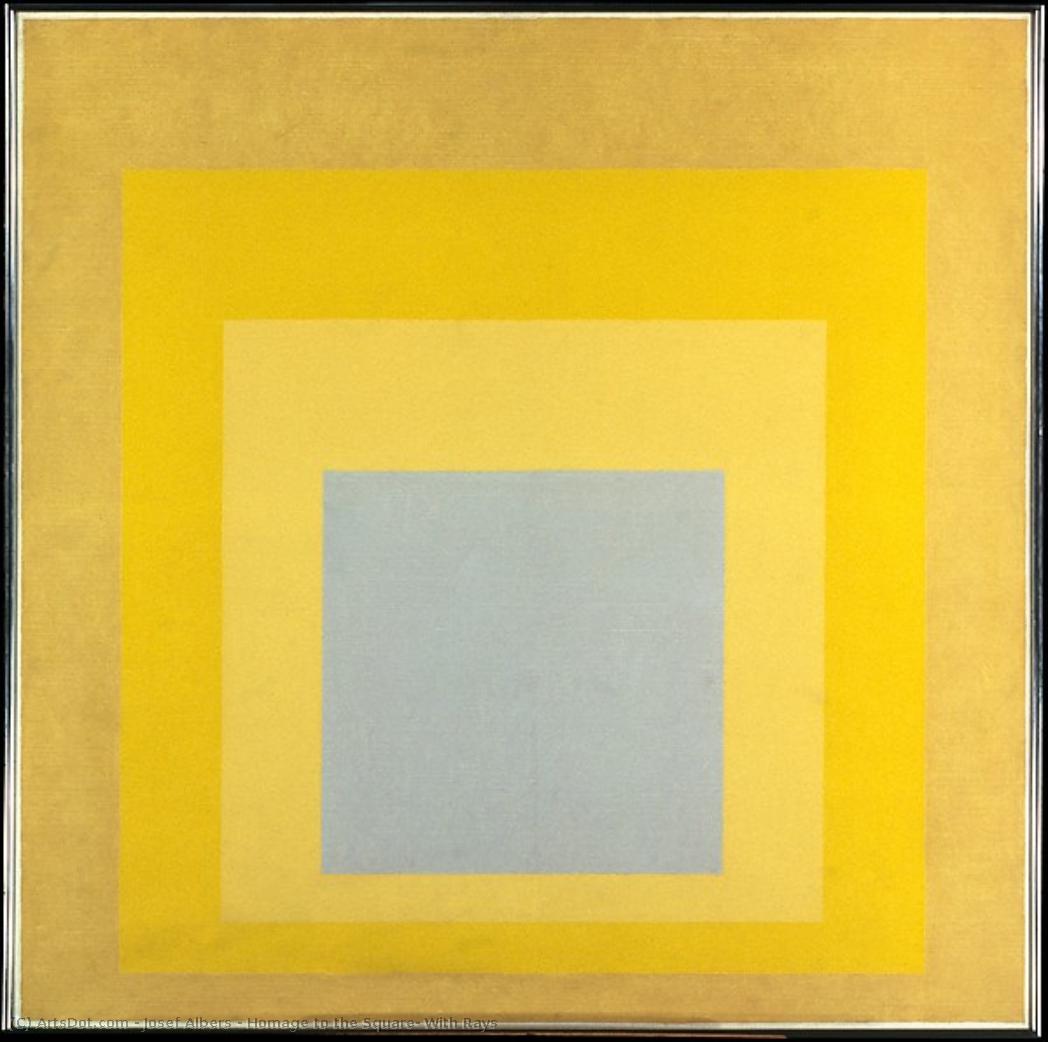 Homage To The Square: With Rays — Йозеф Альберс