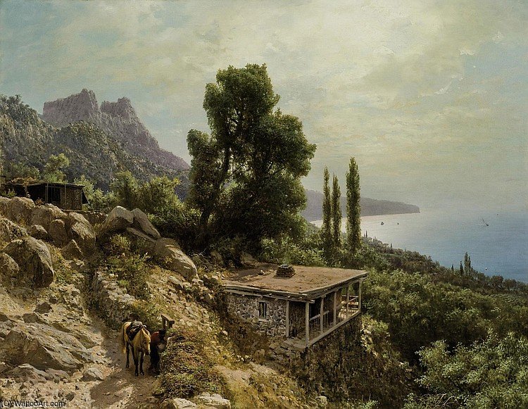 Near Ay-petri In The Crimea — Lef Feliksovich Lagorio