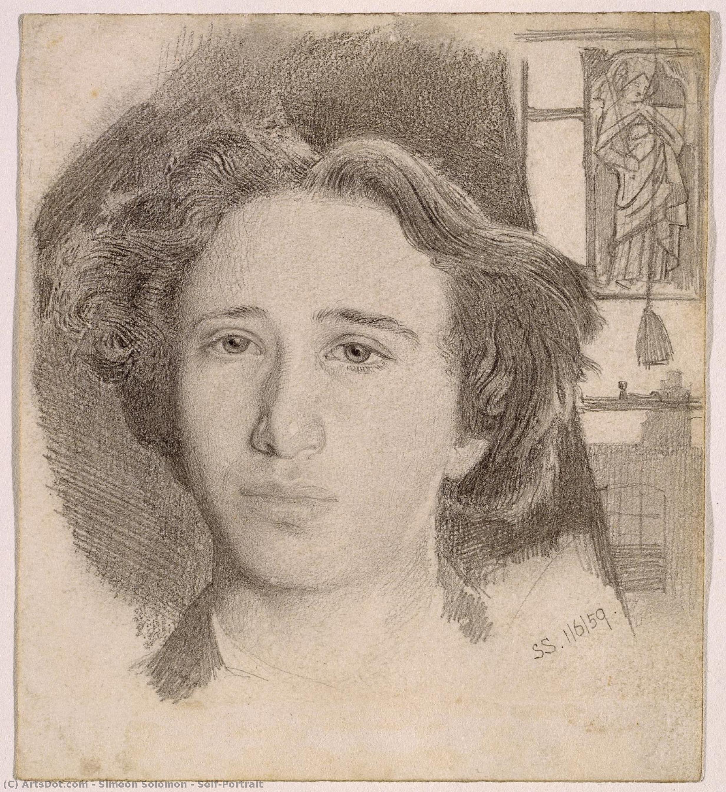 Self-portrait — Симеон Соломон