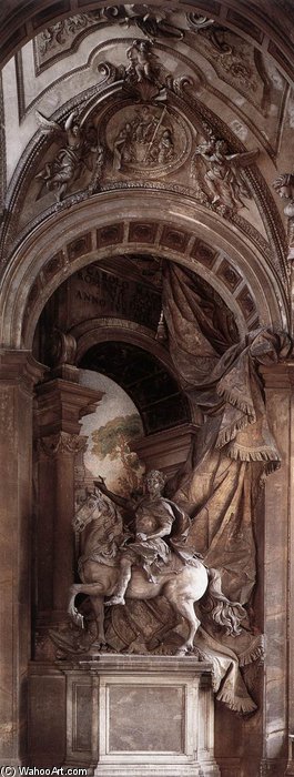Equestrian Statue Of Charlemagne — Agostino Cornacchini