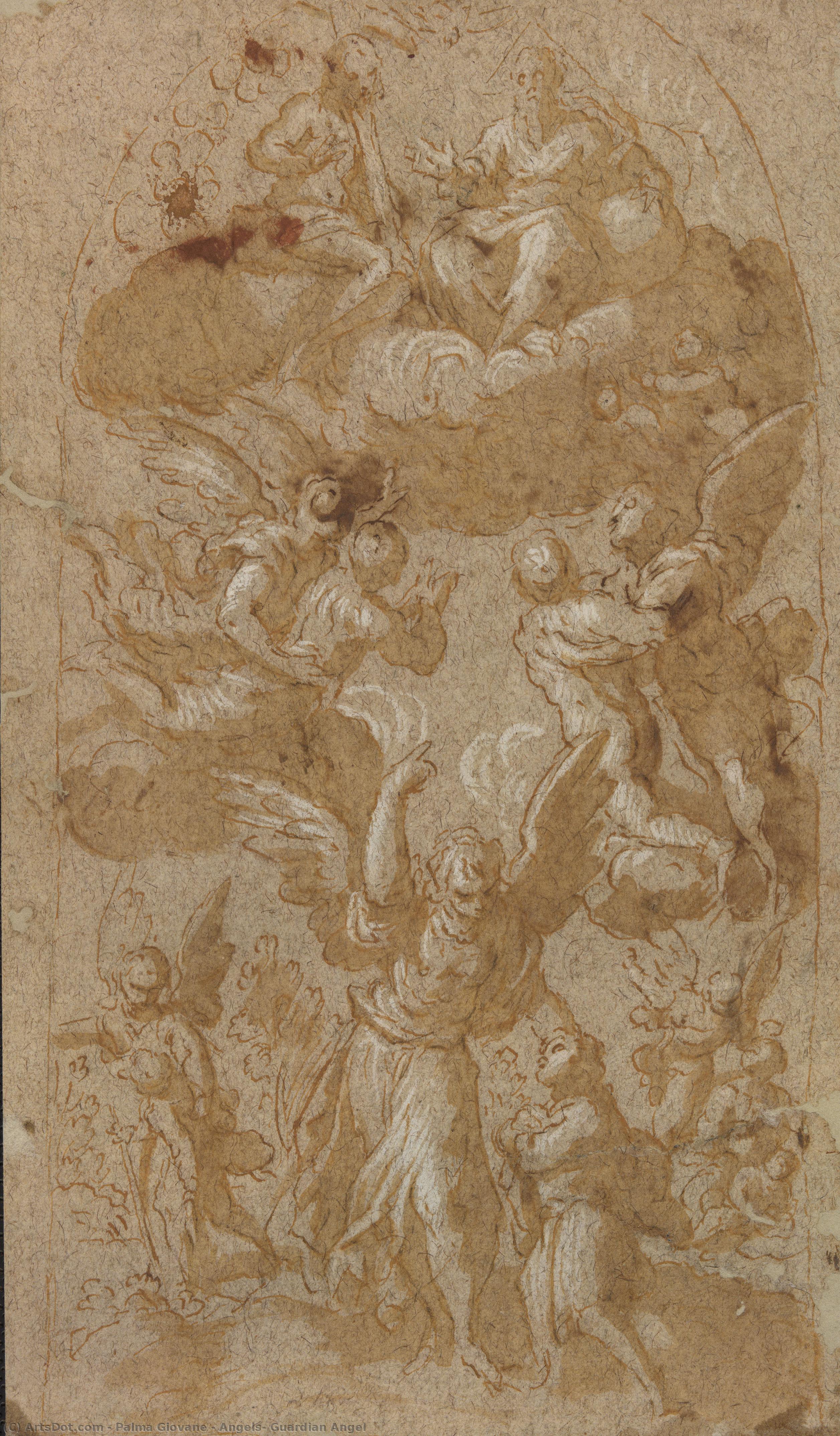 Angels, Guardian Angel — Jacopo Palma Il Giovane