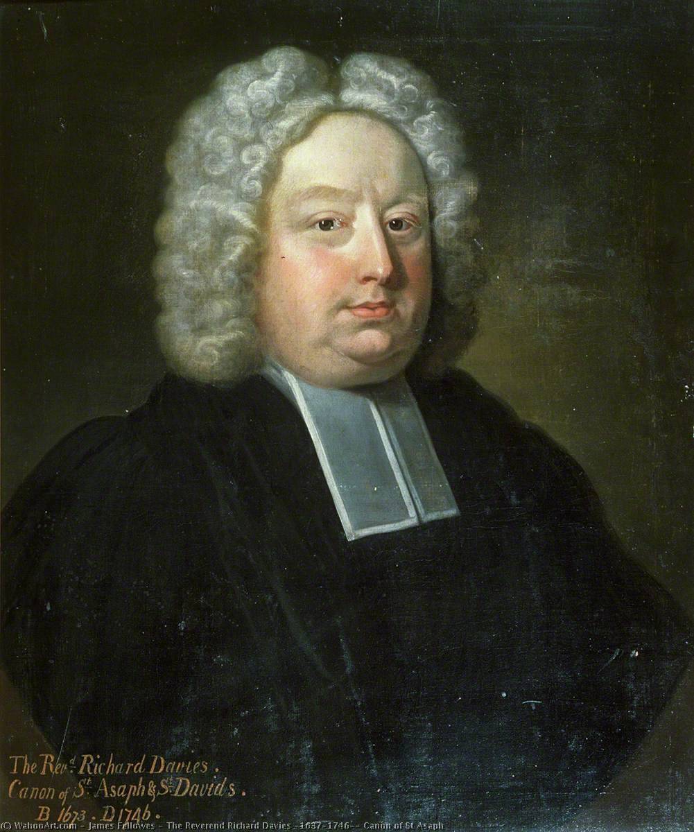 The Reverend Richard Davies (1637–1746), Canon Of St Asaph — James Fellowes