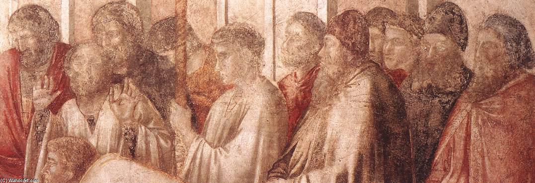 Szene Aus Dem Leben Des Johannes Evangelisten: 2. Das Aufheben Der Drusiana (detail) — Giotto Di Bondone