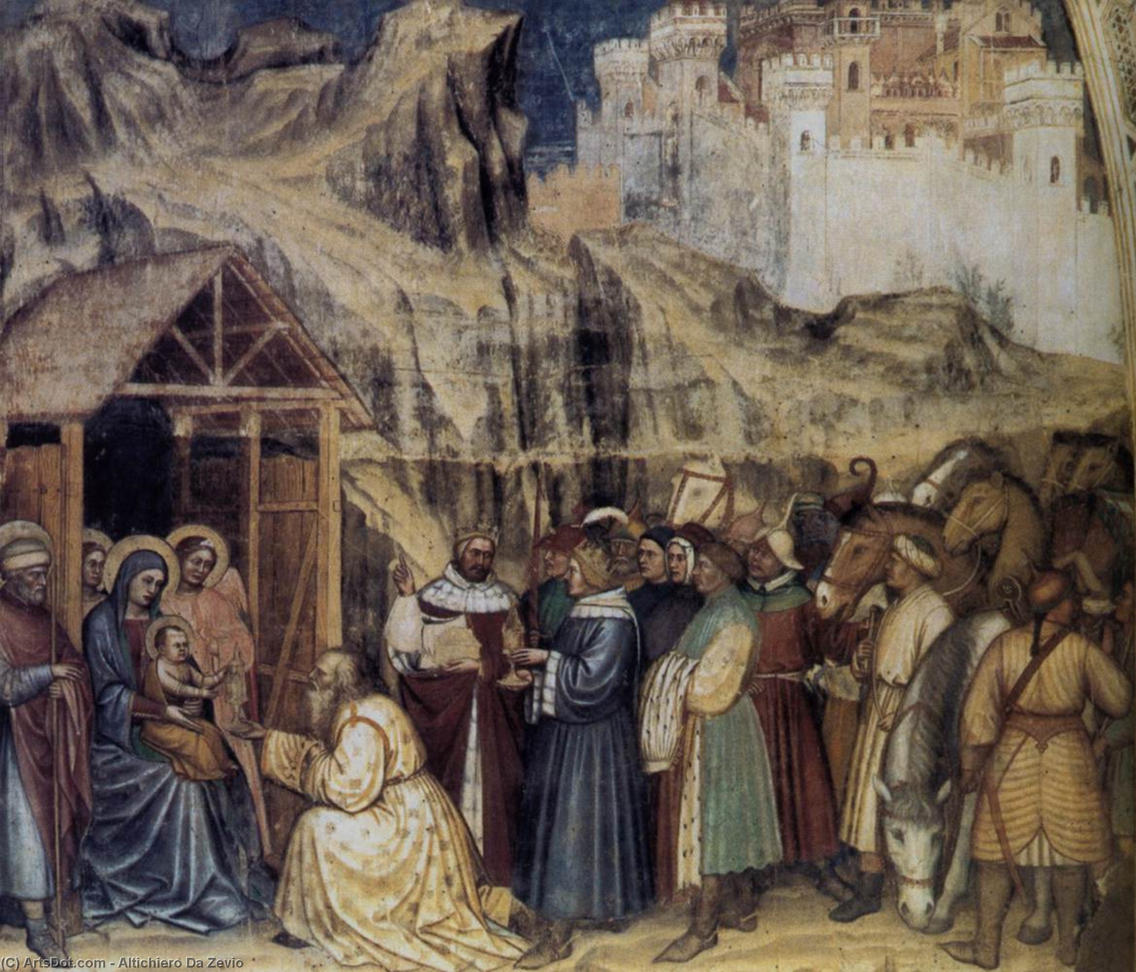 Adoration Of The Magi — Altichiero Da Zevio