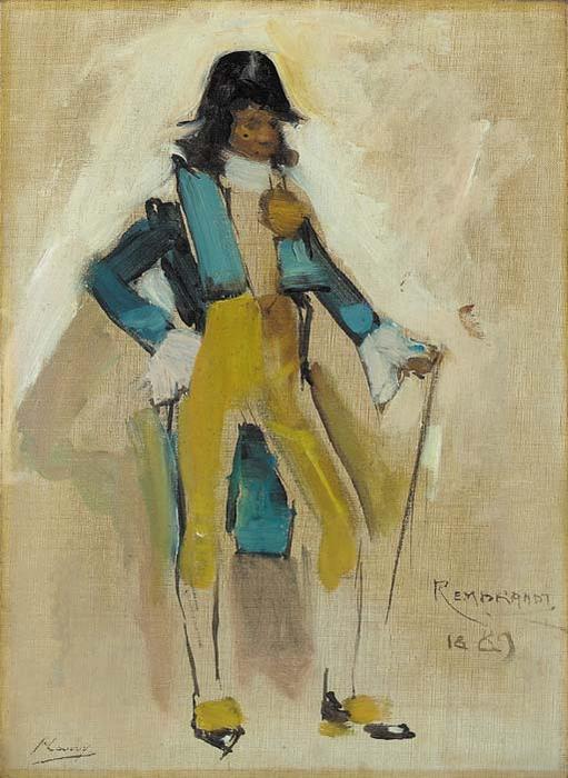 A Sketch At The Grand Costume Ball, 29 November 1889 — Sir John Lavery