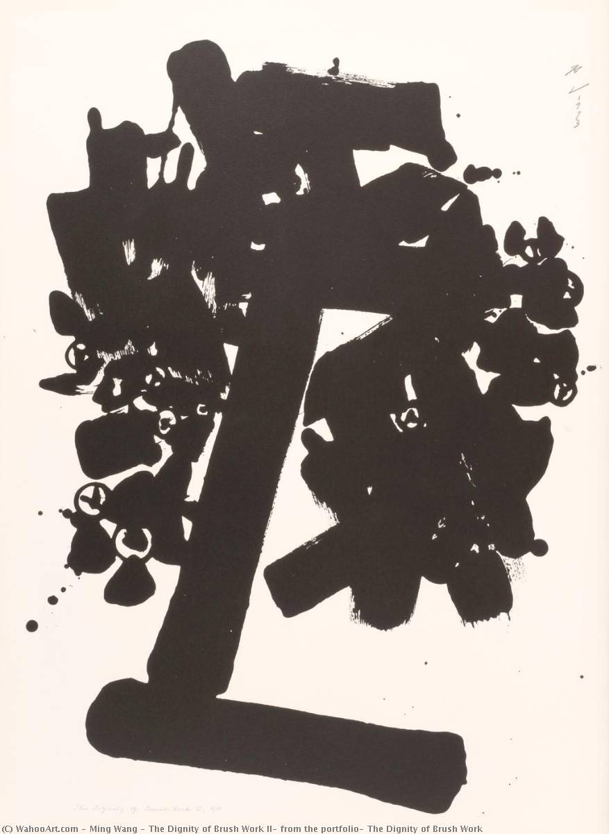 The Dignity Of Brush Work Ii, From The Portfolio, The Dignity Of Brush Work — Ming Wang