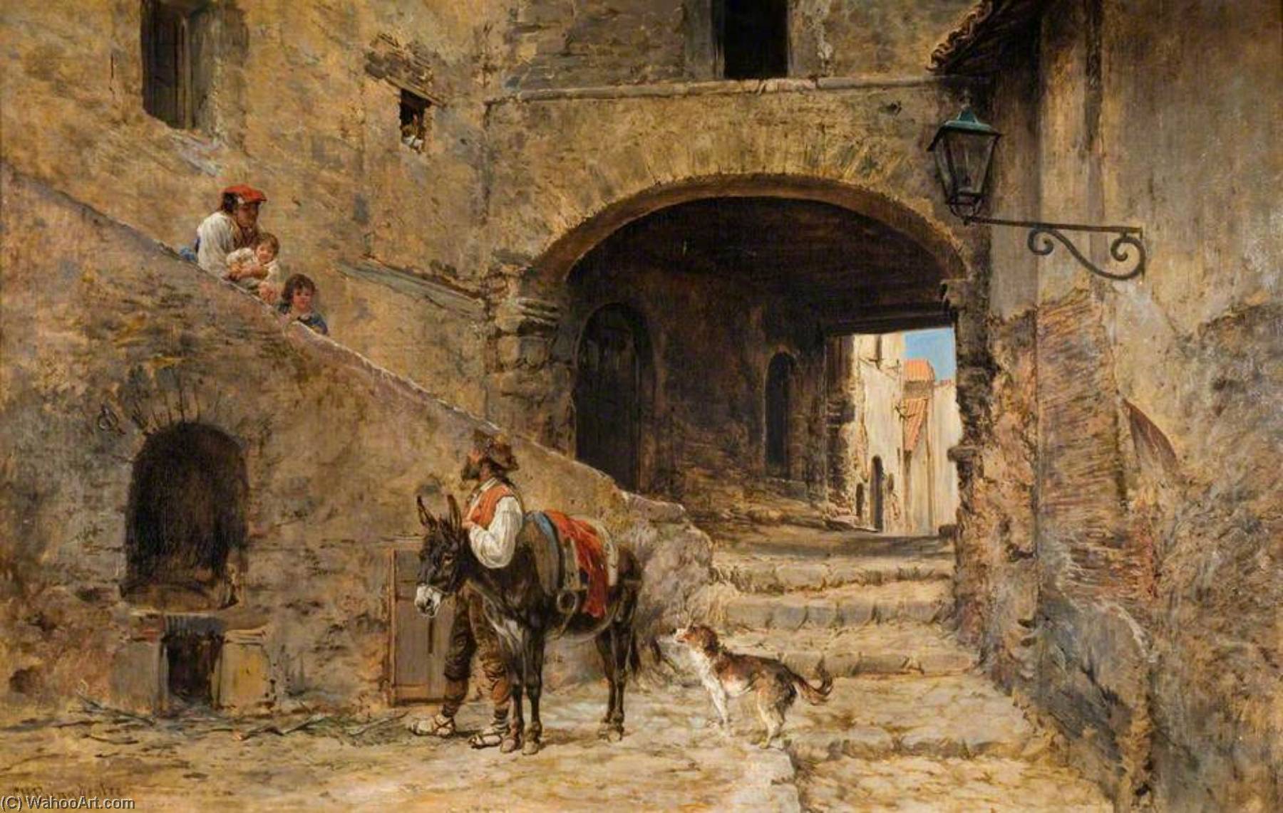 Anticoli Corrado On The Sabine Mountains — Charles Poingdestre