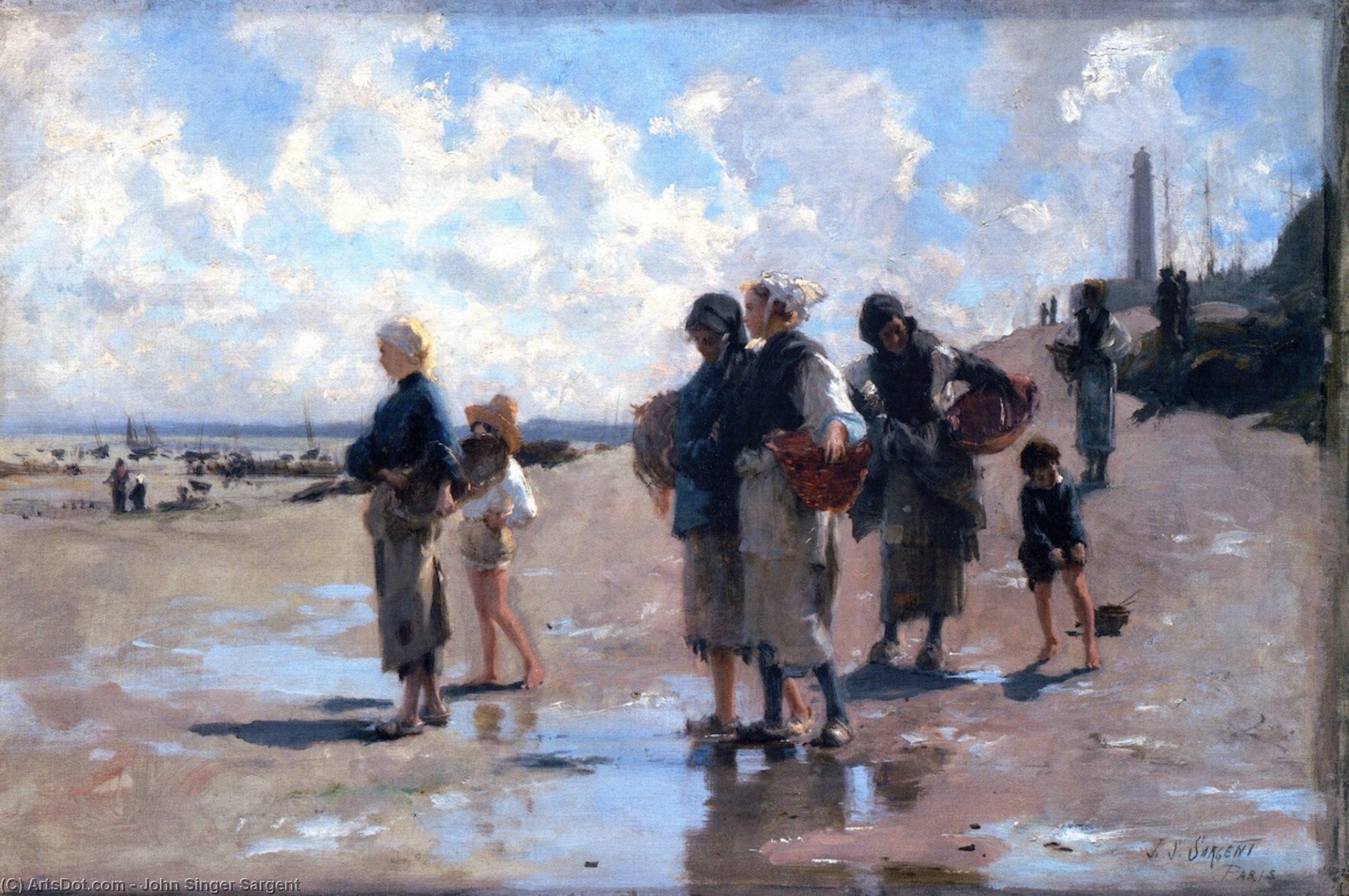 Austernfischen In Cancale — John Singer Sargent