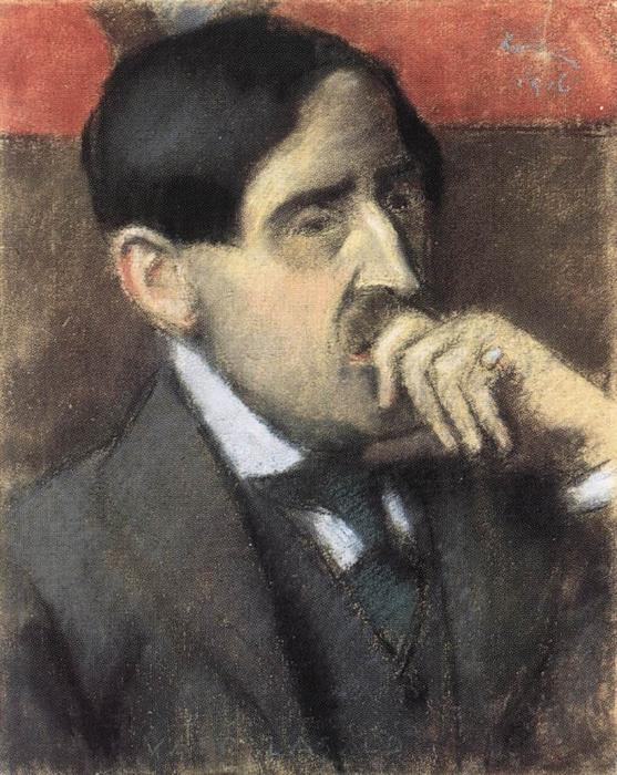 Portrait Of László Vágó — József Rippl-rónai