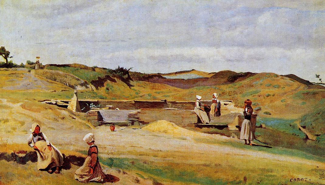 Mur (also Known As Cotes-du-nord) — Jean-baptiste-camille Corot