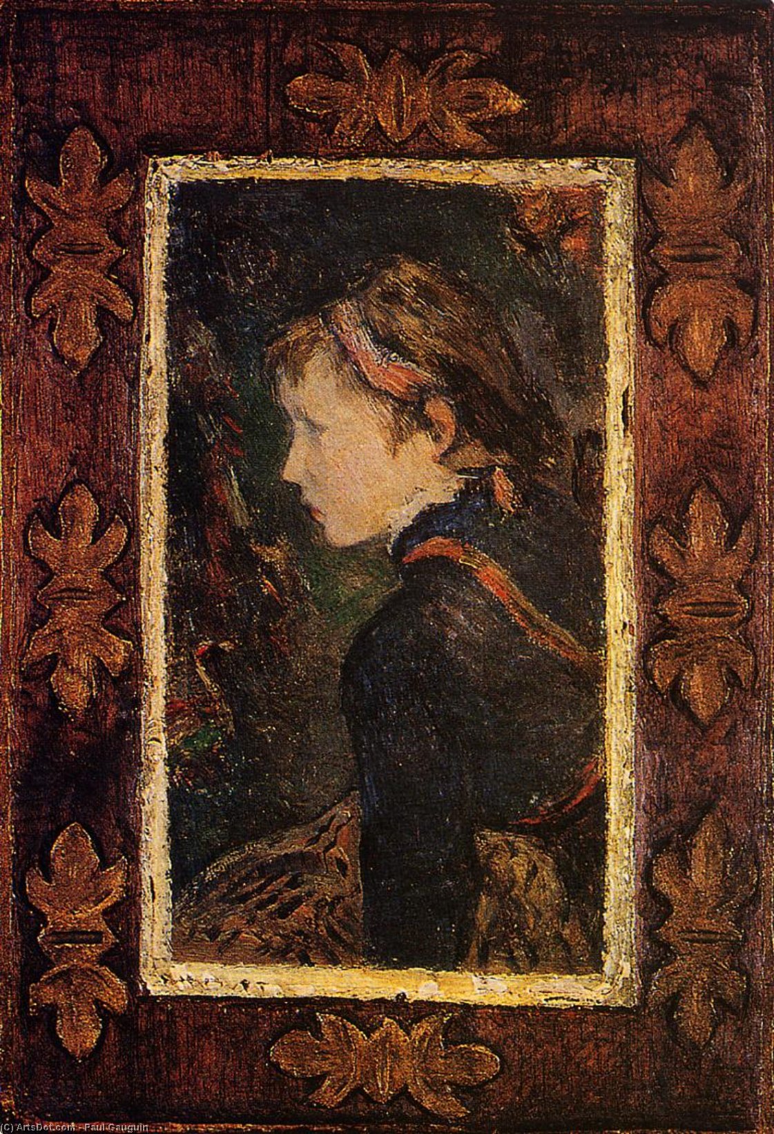 Portrait Of Aline — Eugène Henri Paul Gauguin