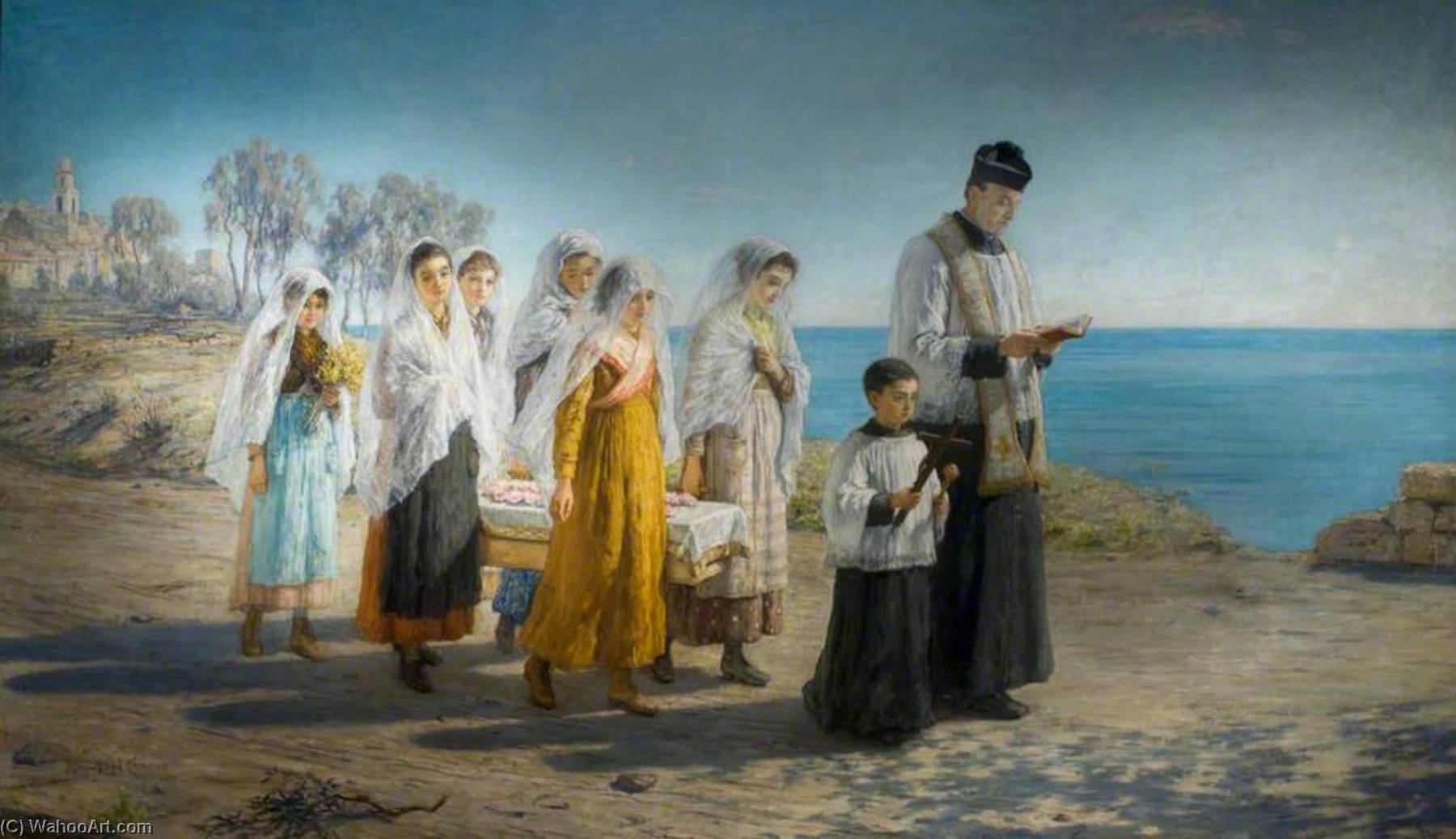 The Funeral Of A Little Girl On The Riviera — Hugh Cameron Wilson