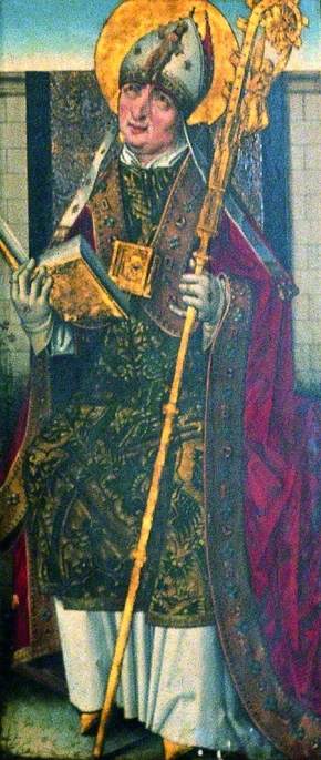 St Augustine (verso) — Master Of The View Of Saint Gudule