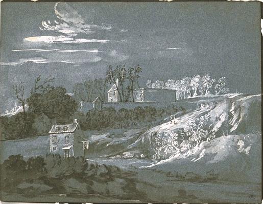 Convent House On The Slope Of A Hill — Jean-baptiste Oudry