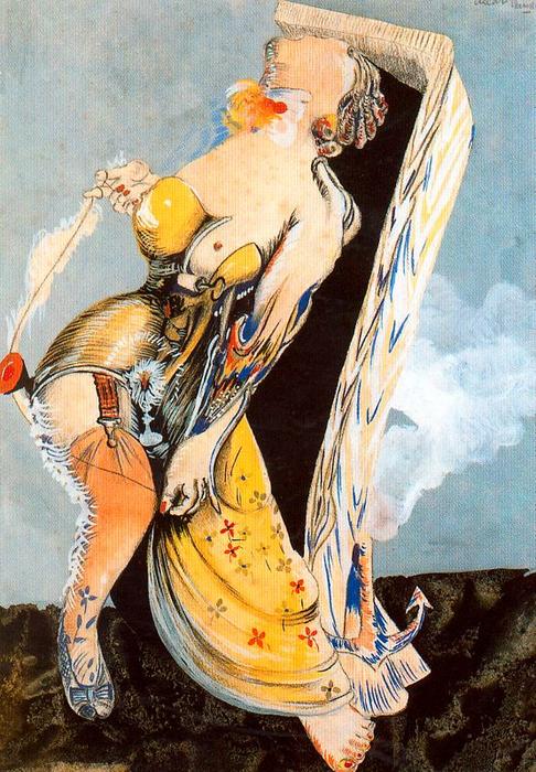 Woman With Hourglass — Oscar Dominguez
