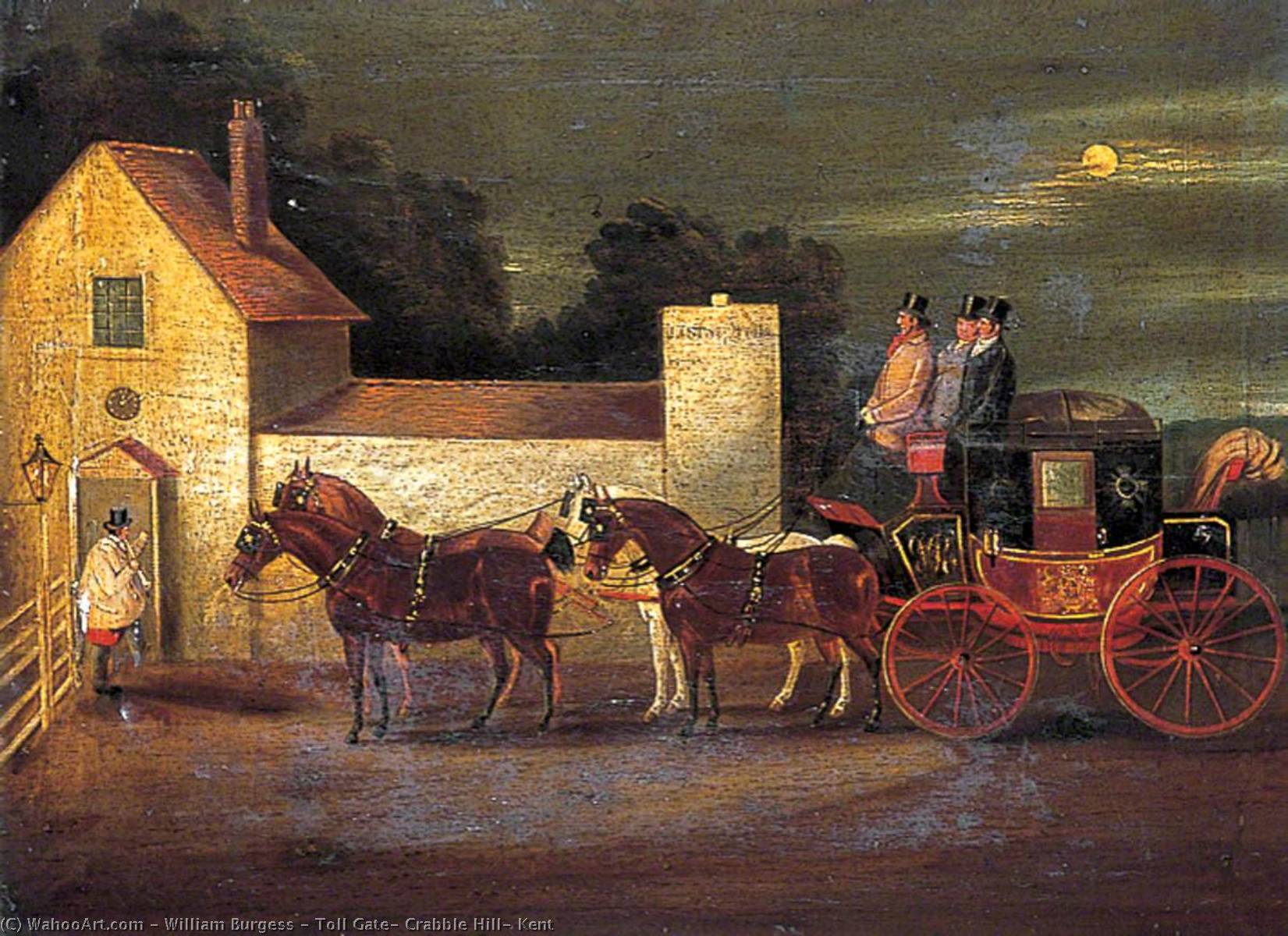 Toll Gate, Crabble Hill, Kent — William Burgess