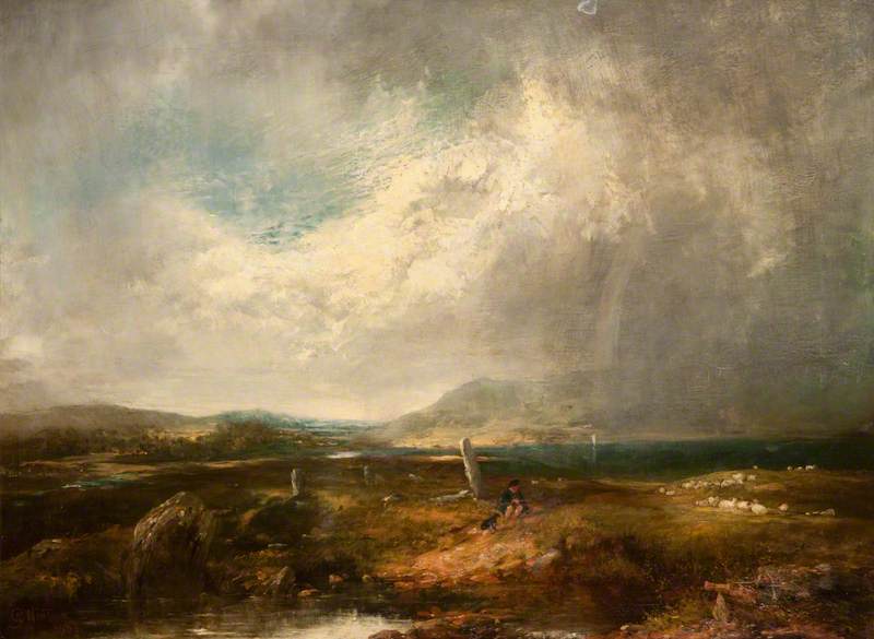A Moorland Storm, Sutherland — John Crawford Wintour