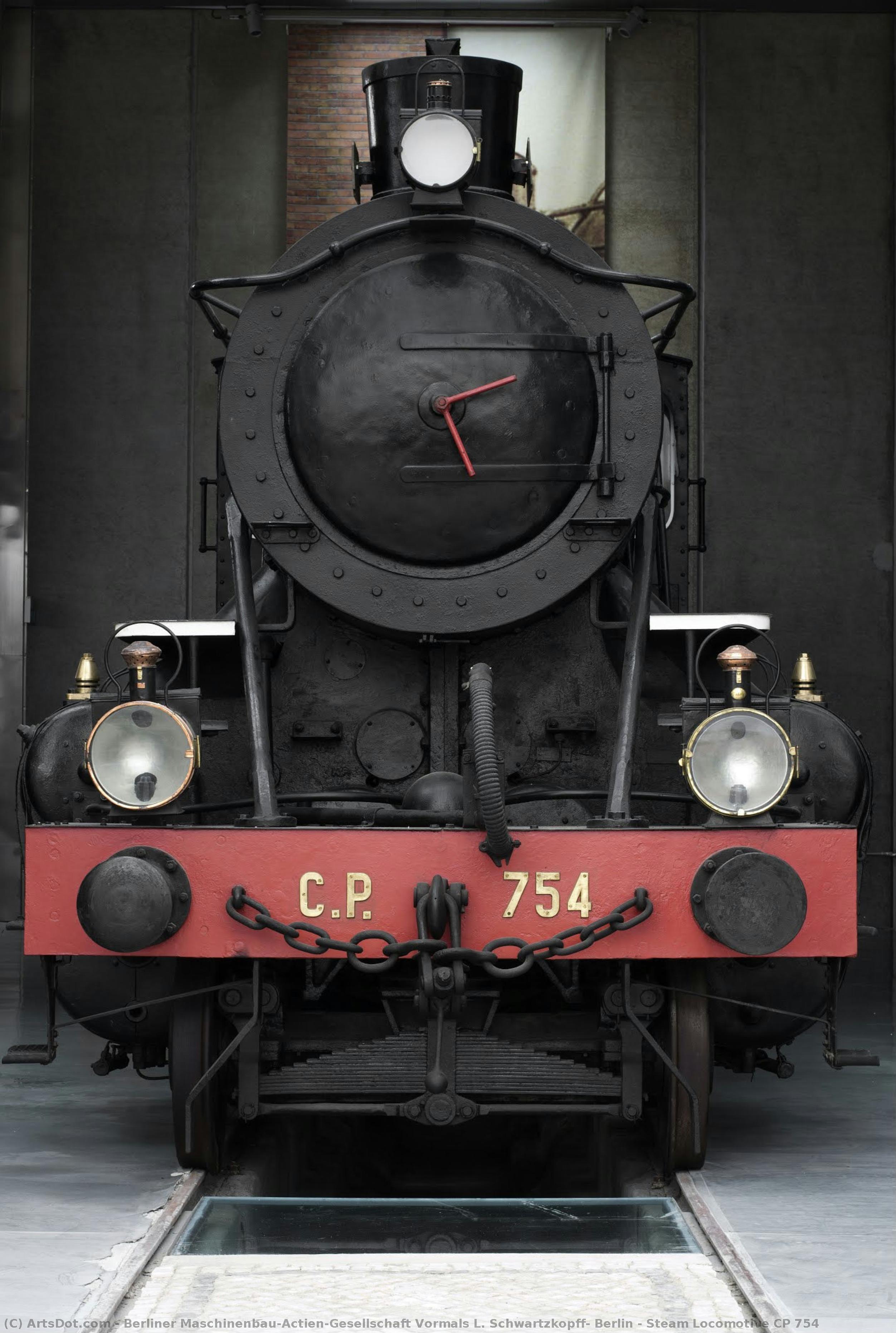 Steam Locomotive Cp 754 — Berliner Maschinenbau-actien-gesellschaft Vormals L. Schwartzkopff, Berlin