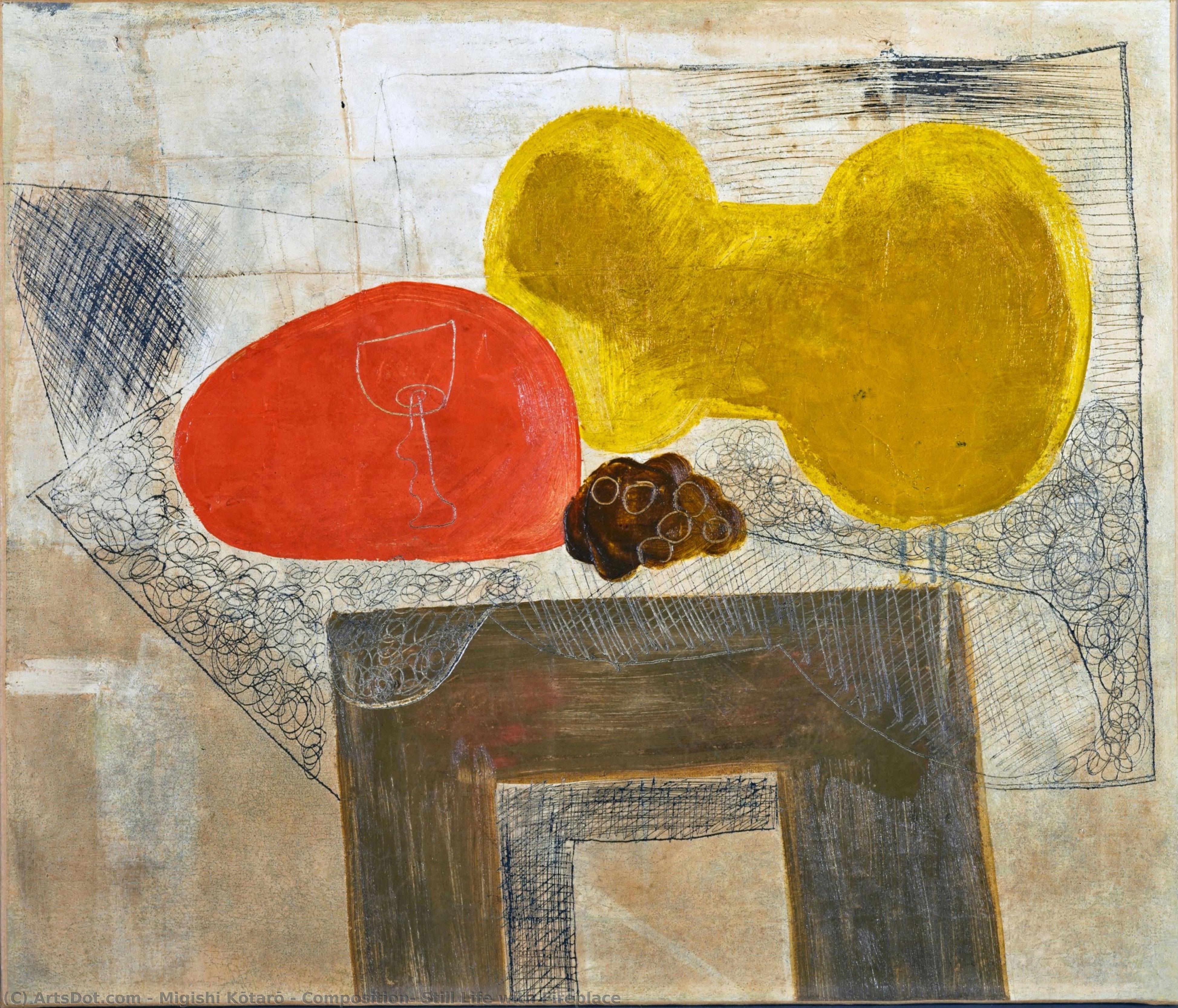 Composition: Still Life With Fireplace — Migishi Kōtarō