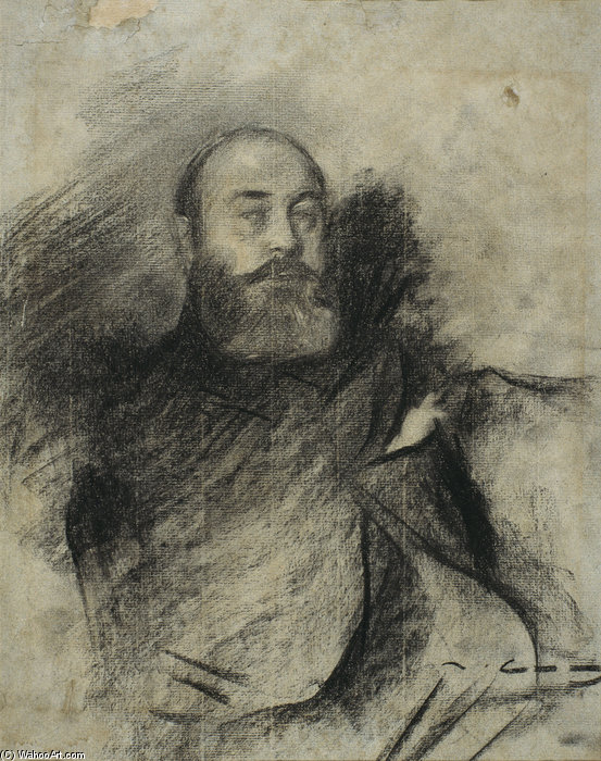 Portrait By Ramon Casas Conserved At Mnac In Barcelona — Paul Albert Besnard