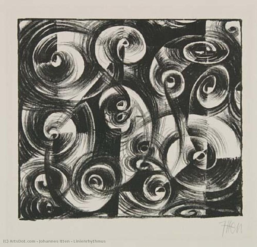 Linienrhythmus — Johannes Itten