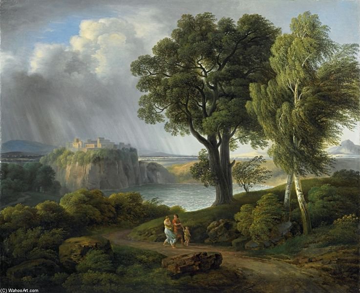 Arkadische Landschaft — Johann Nepomuk Schödlberger