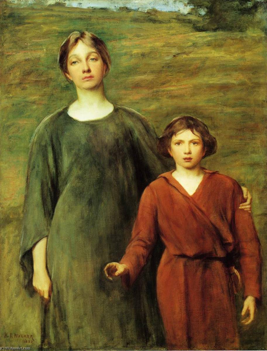 Hagar And Ishmael — Henry Oliver Walker