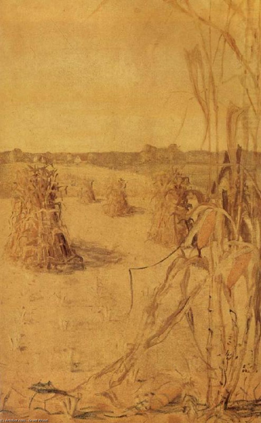 The Corn Field — Грант Вуд