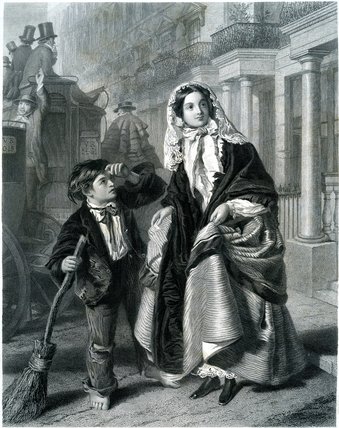 The Crossing Sweeper — William Powell Frith