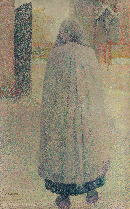 Woman In Front Of The Church, (1923) — Henry Van De Velde