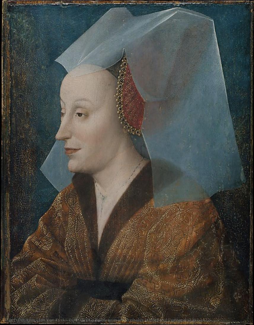 Retrato De Una Nobleza, Probablemente Isabela De Portugal — Jan Van Eyck
