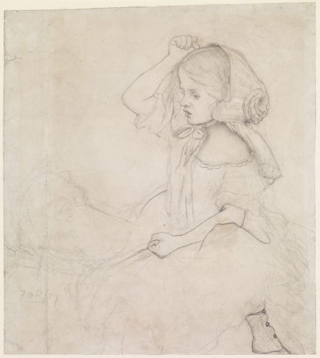 Stages Of Cruelty - Study For The Child (catherine Madox Brown) — William Hogarth