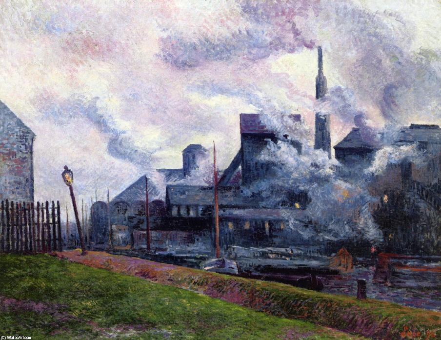 The Banks Of The Sambre — Maximilien Luce