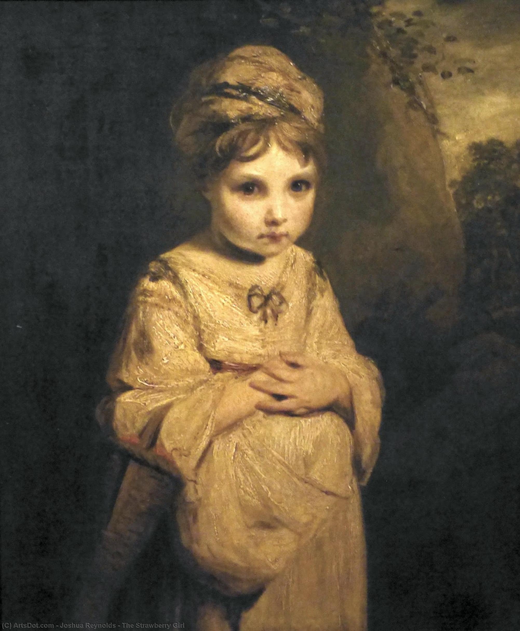 Das Erdbeer-mädchen — Sir Joshua Reynolds
