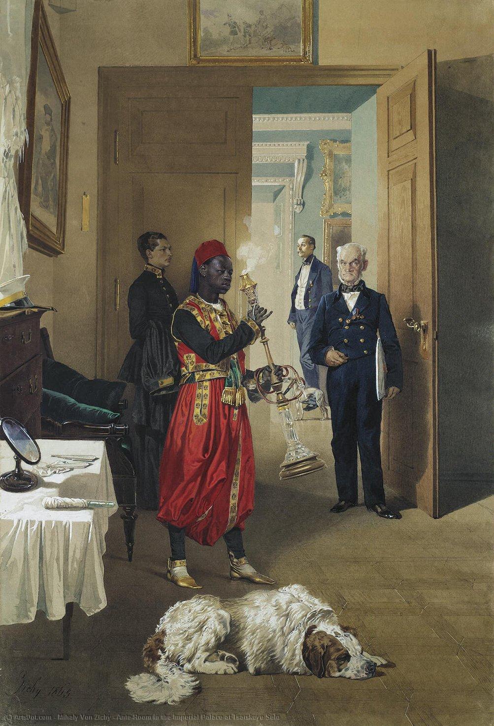 Ante-room In The Imperial Palace At Tsarskoye Selo — Count Mihaly Von Zichy