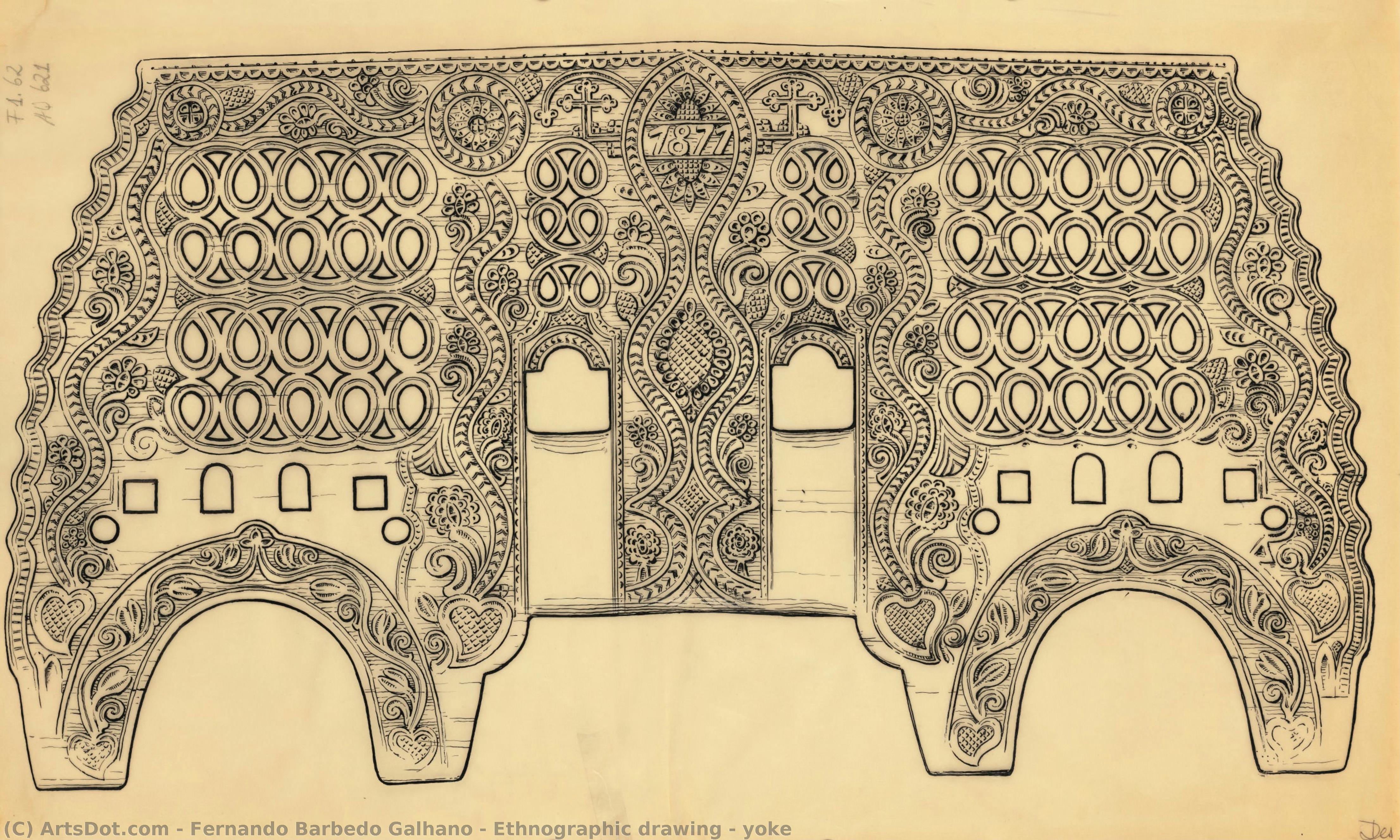 Ethnographic Drawing - Yoke — Фернанду Барбеду Гальяну
