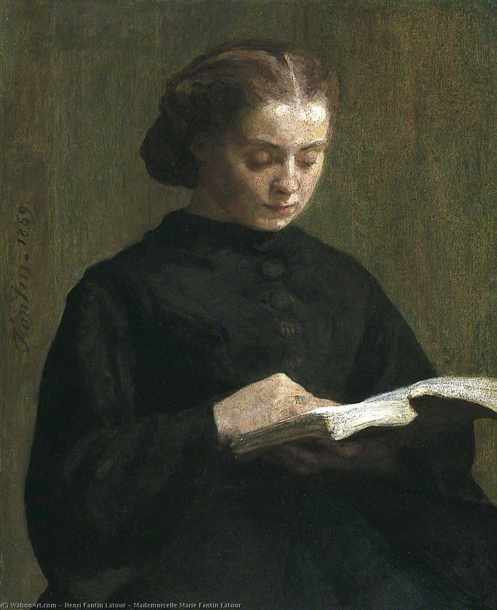 Mademoiselle Marie Fantin Latour — Henri Fantin-latour