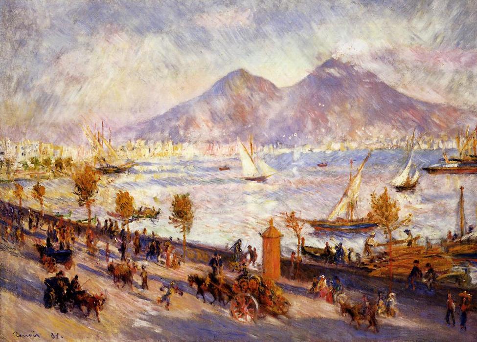Mount Vesuvius In The Morning — Pierre-auguste Renoir