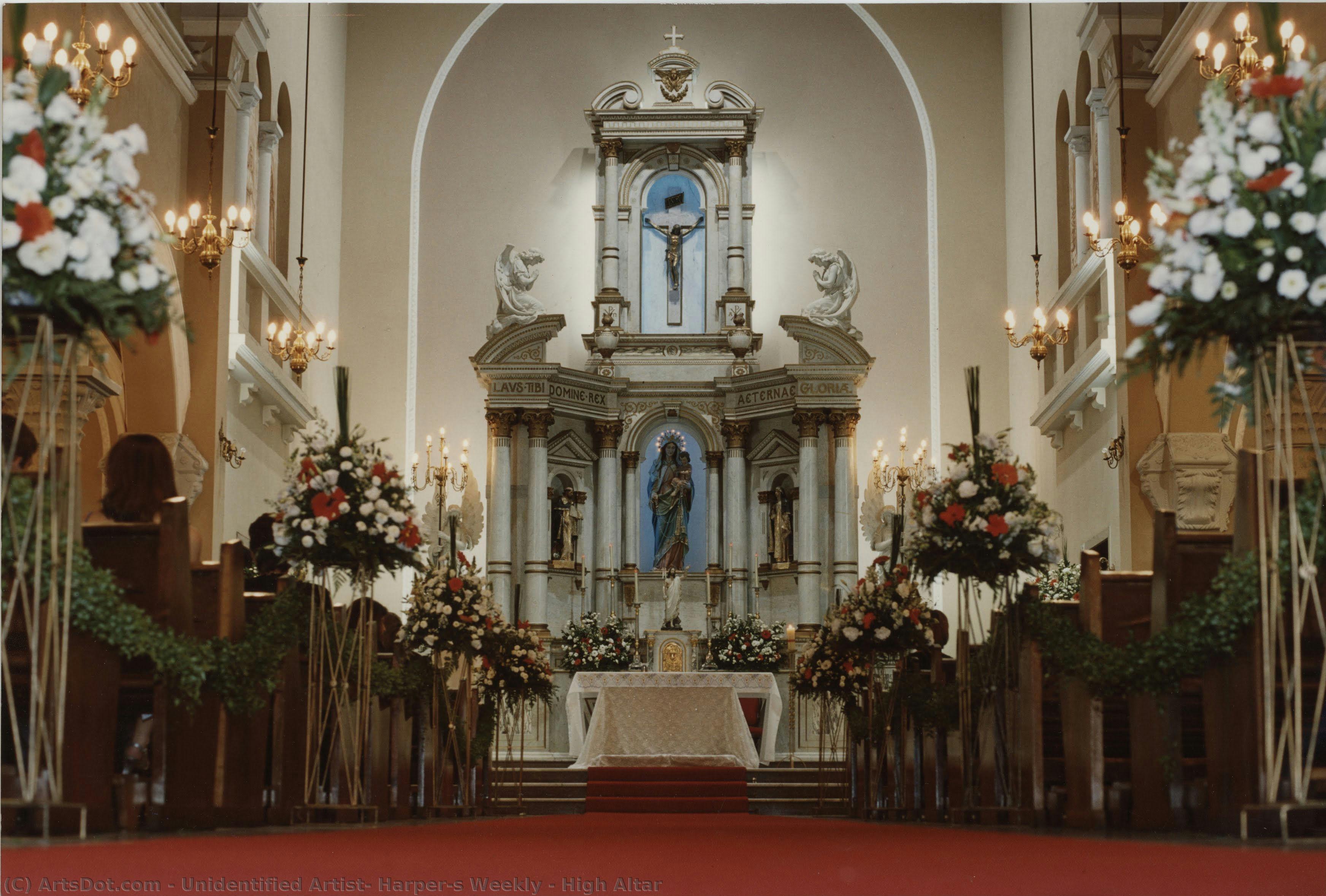 High Altar — Unidentified Artist, Harper's Weekly