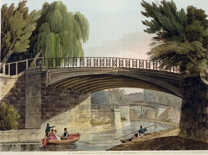 The Bridges Over The Canal In Sydney Gardens — John Claude Nattes