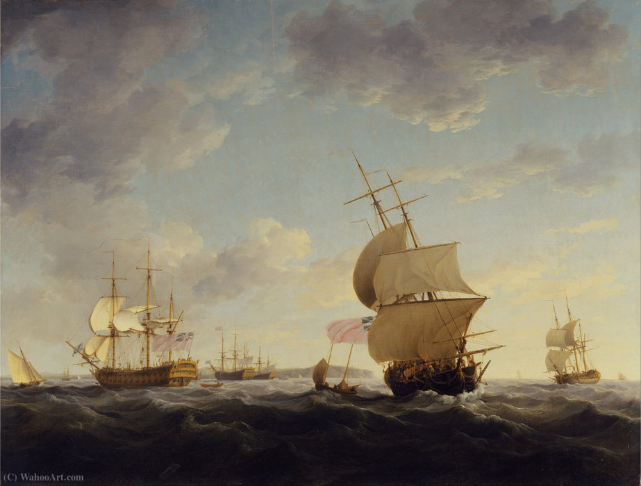 Shipping In The English Channel — Charles Brooking