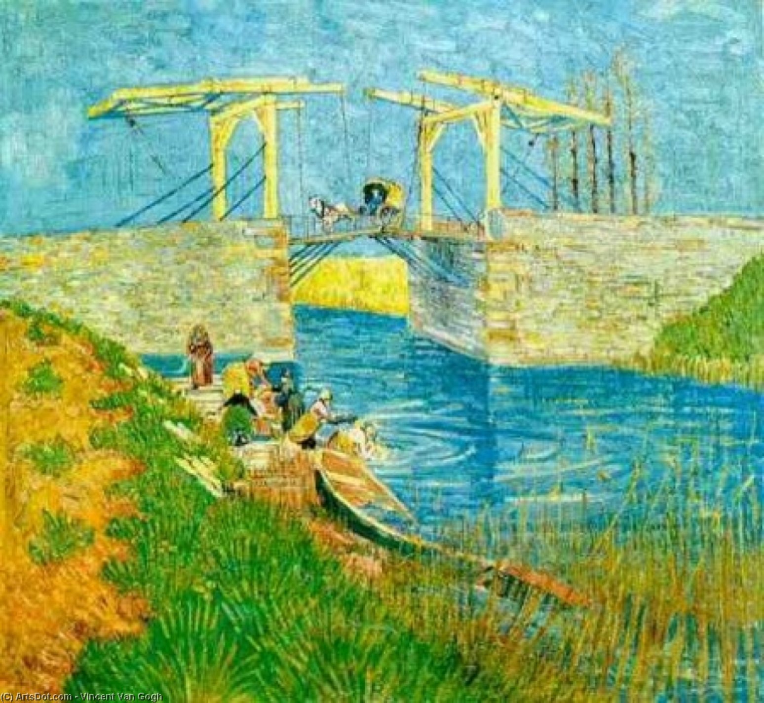 Langlois Bridge At Arles, The — Vincent Willem Van Gogh