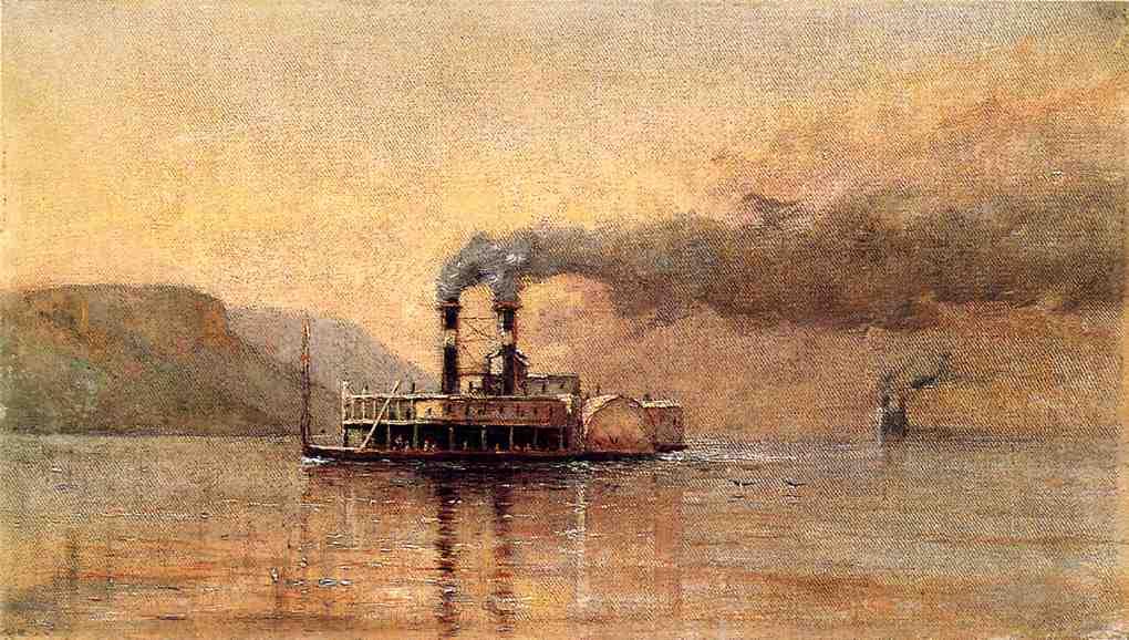 The City Of Saint Paul, Dubuque — Alfred Thompson Bricher