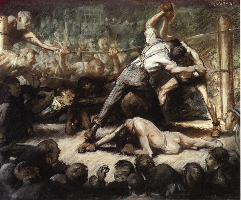 The Knock Out — George Wesley Bellows